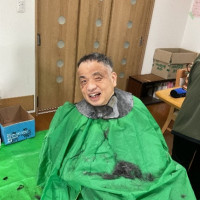 平野さん散髪1